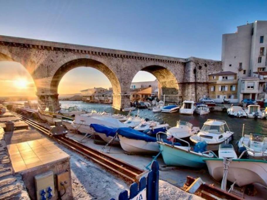 מרסיי Superbe Logement Au Vallon Des Auffes מראה חיצוני תמונה